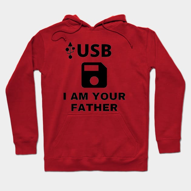 usb i am your father Hoodie by Houseofwinning